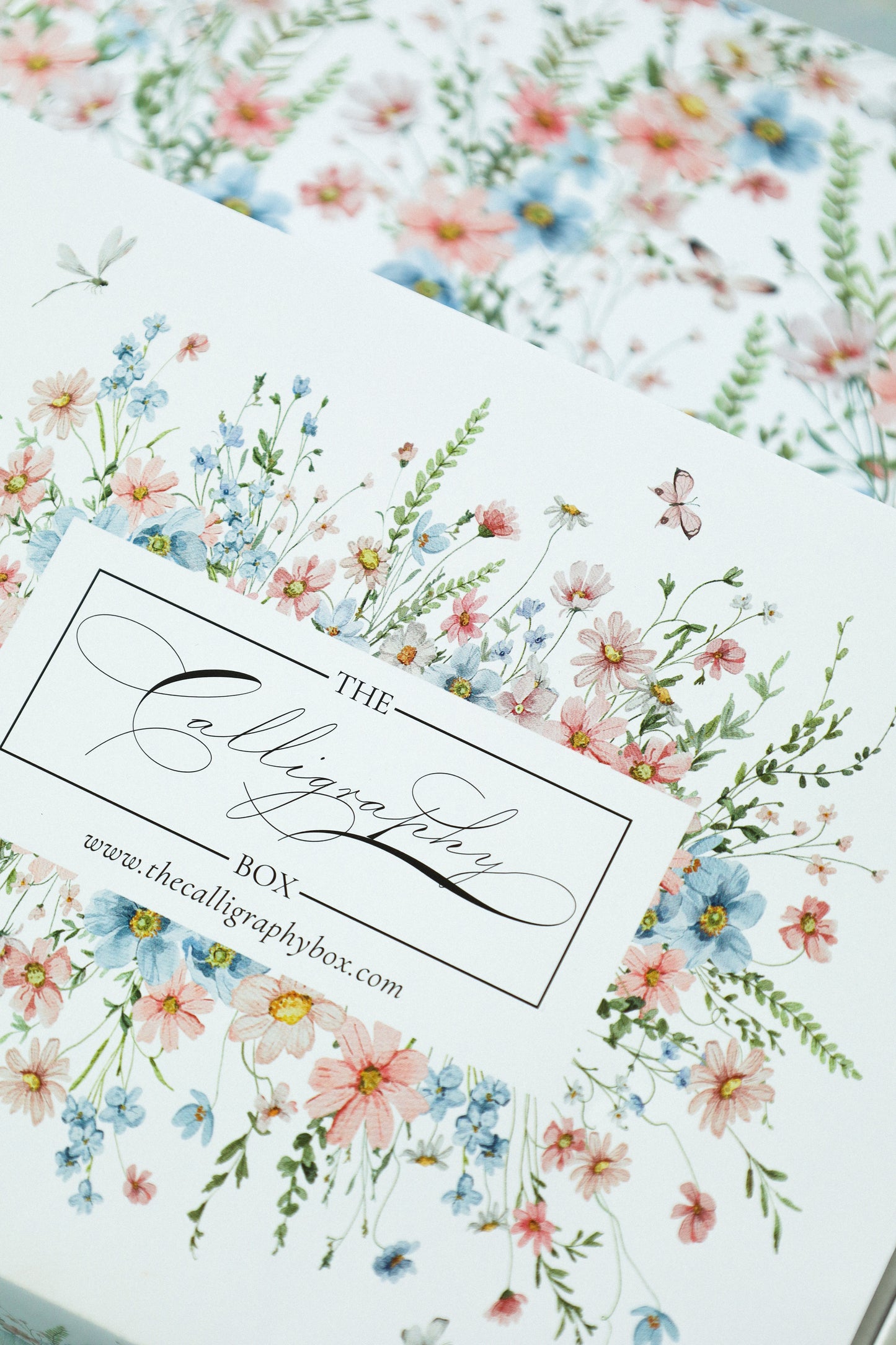 Thank you card design box
