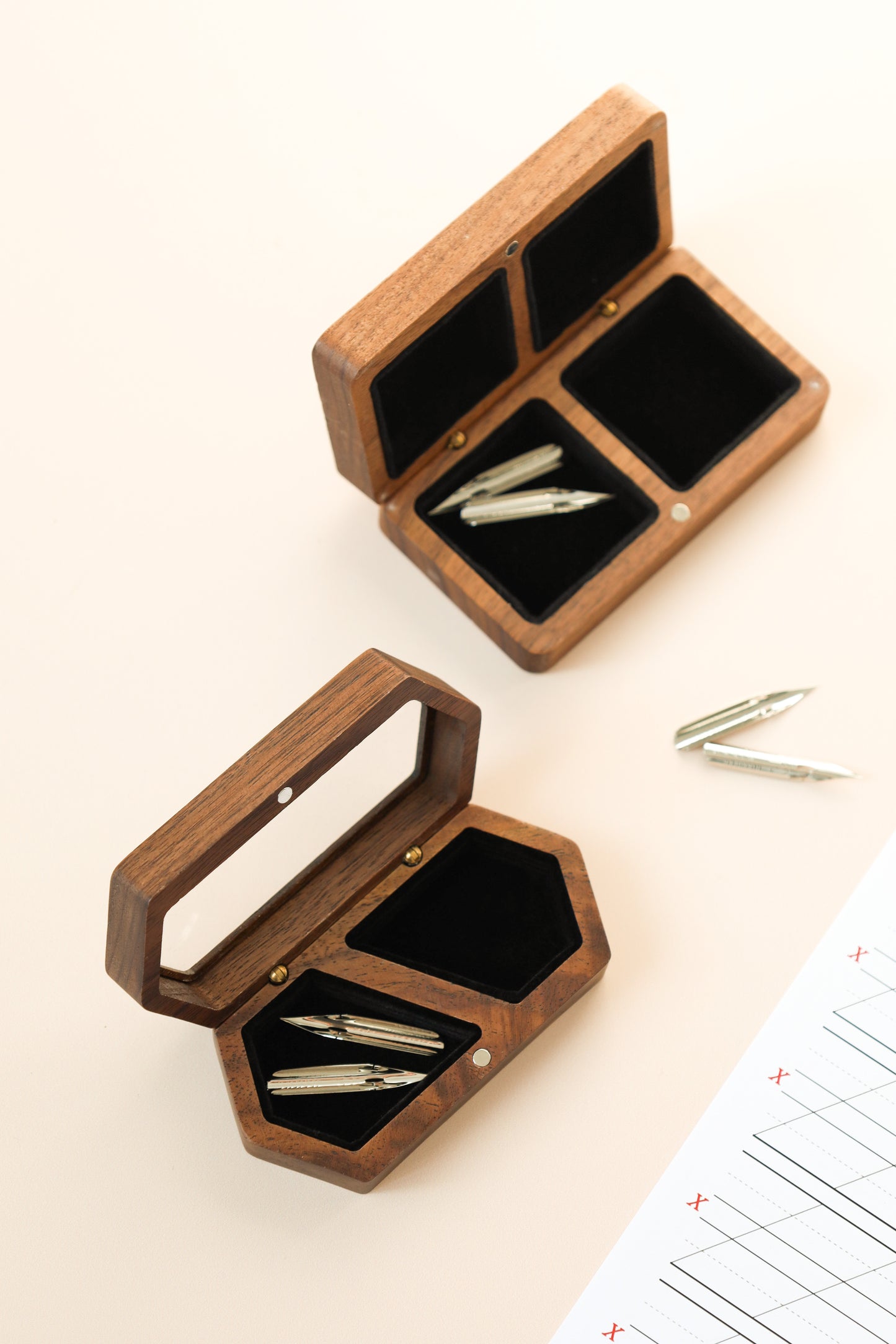 Wooden Nib Carry Case