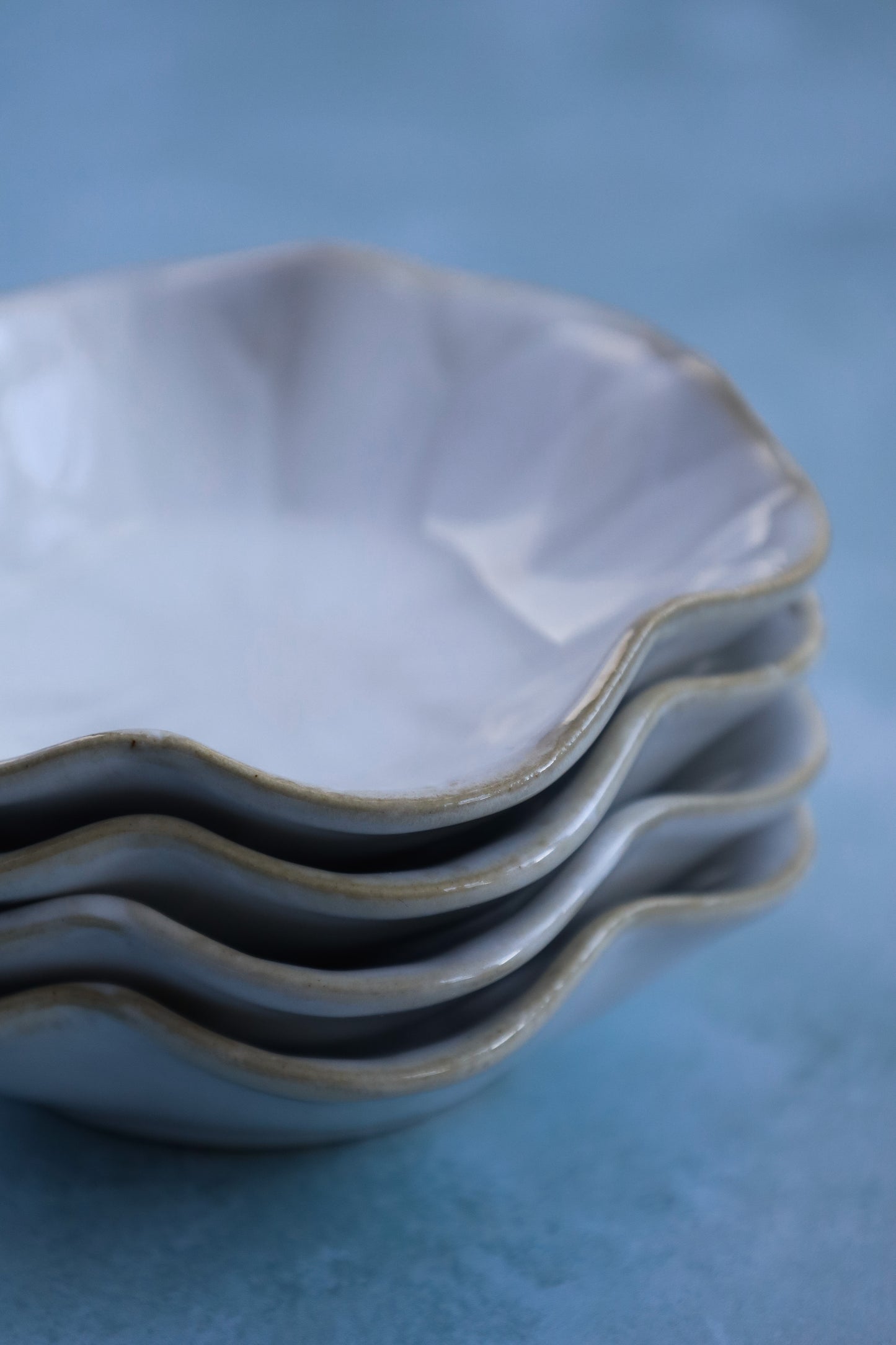 Ceramic Wave Ink Dish