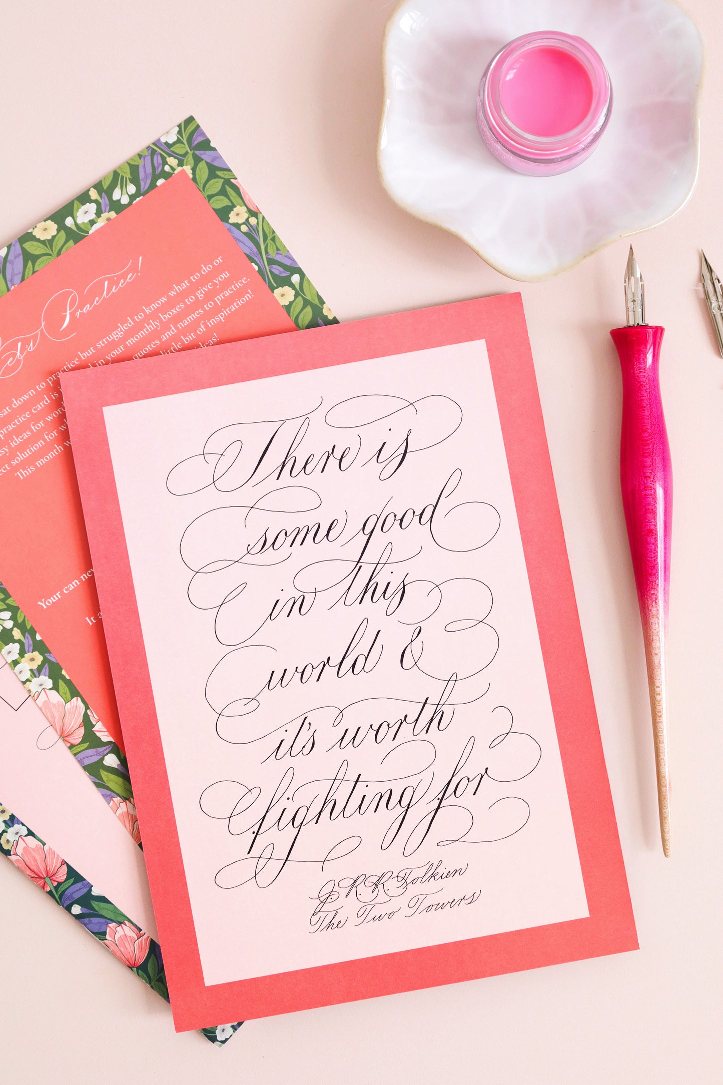 Creating Calligraphy Artwork Box