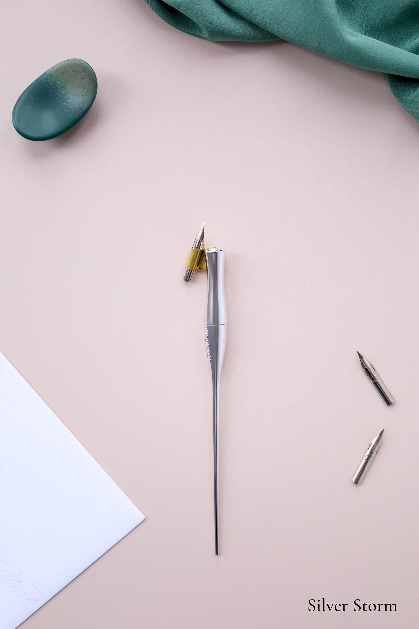 Metallic Moblique Pen