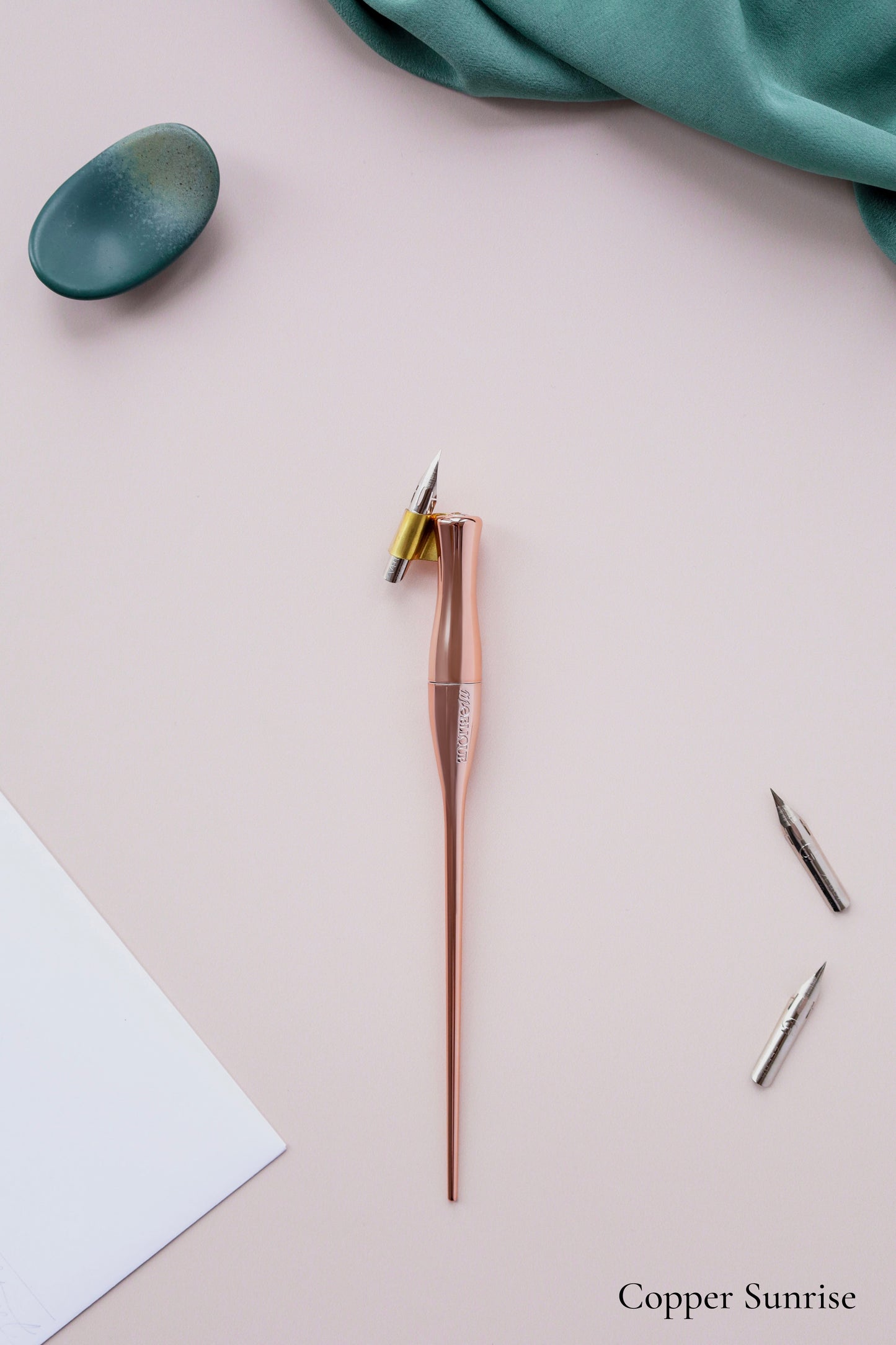 Metallic Moblique Pen