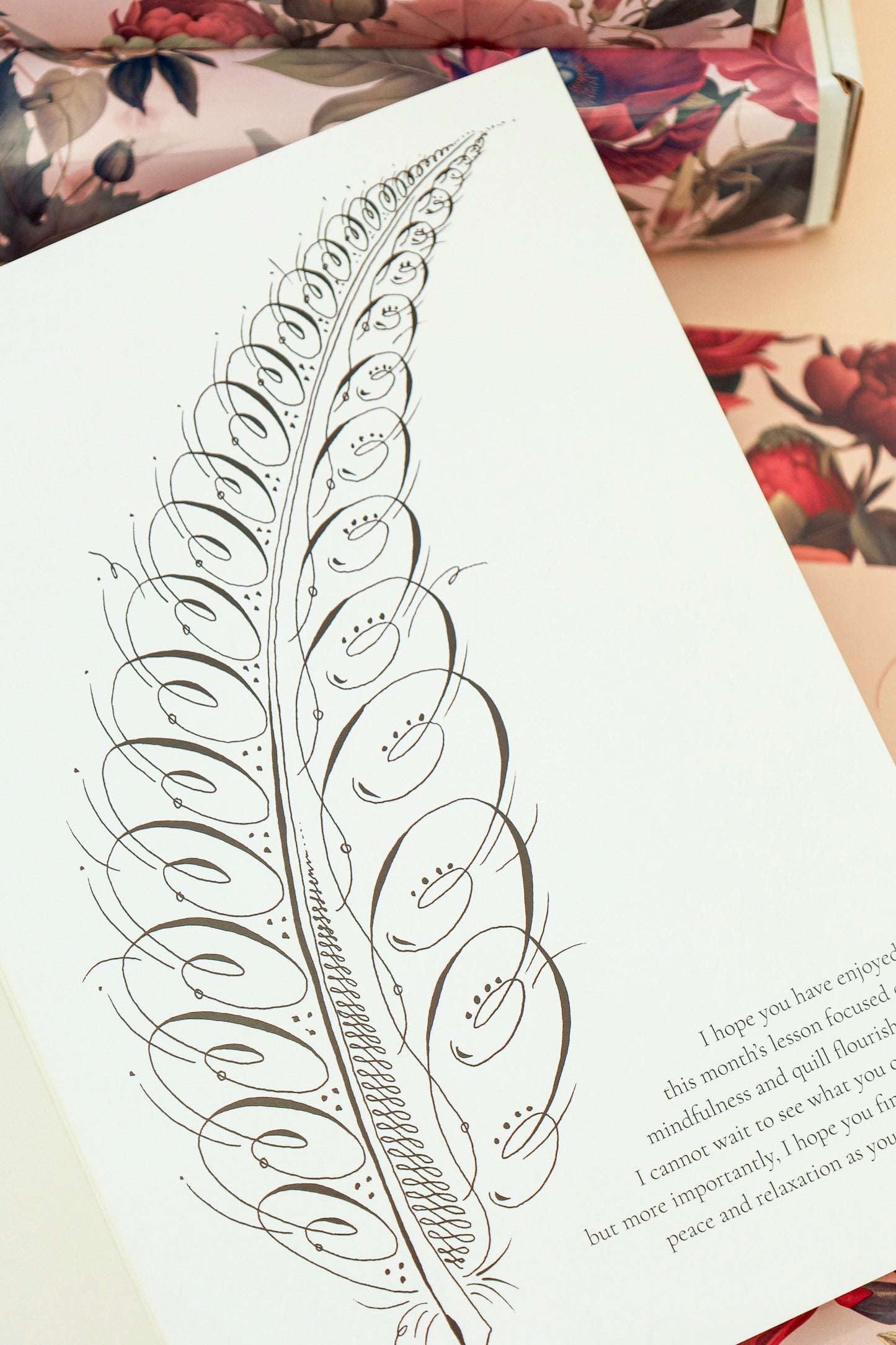 Mindful Calligraphy & Quill Flourishing