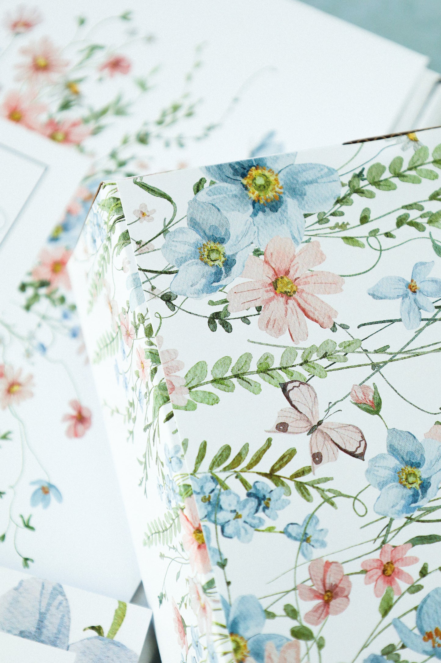 Thank you card design box