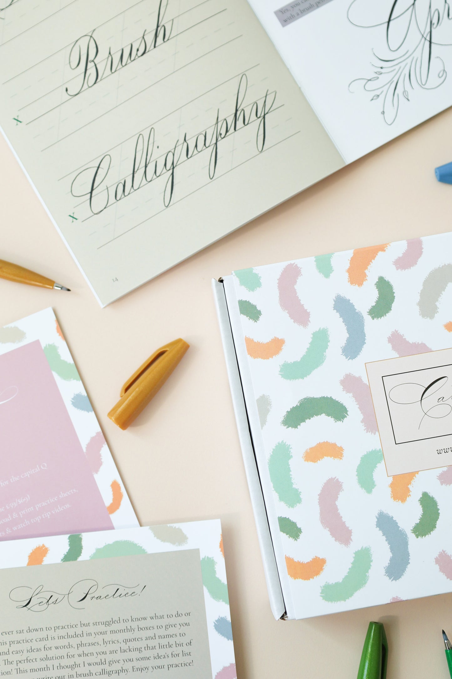 Brush Calligraphy Box