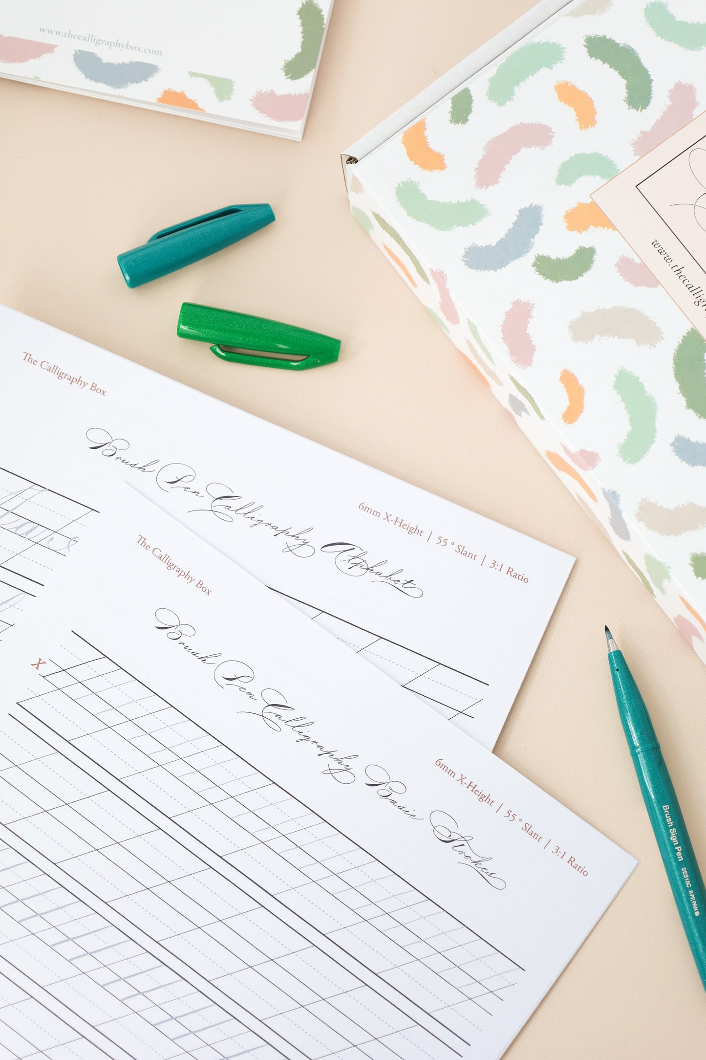 Brush Calligraphy Box