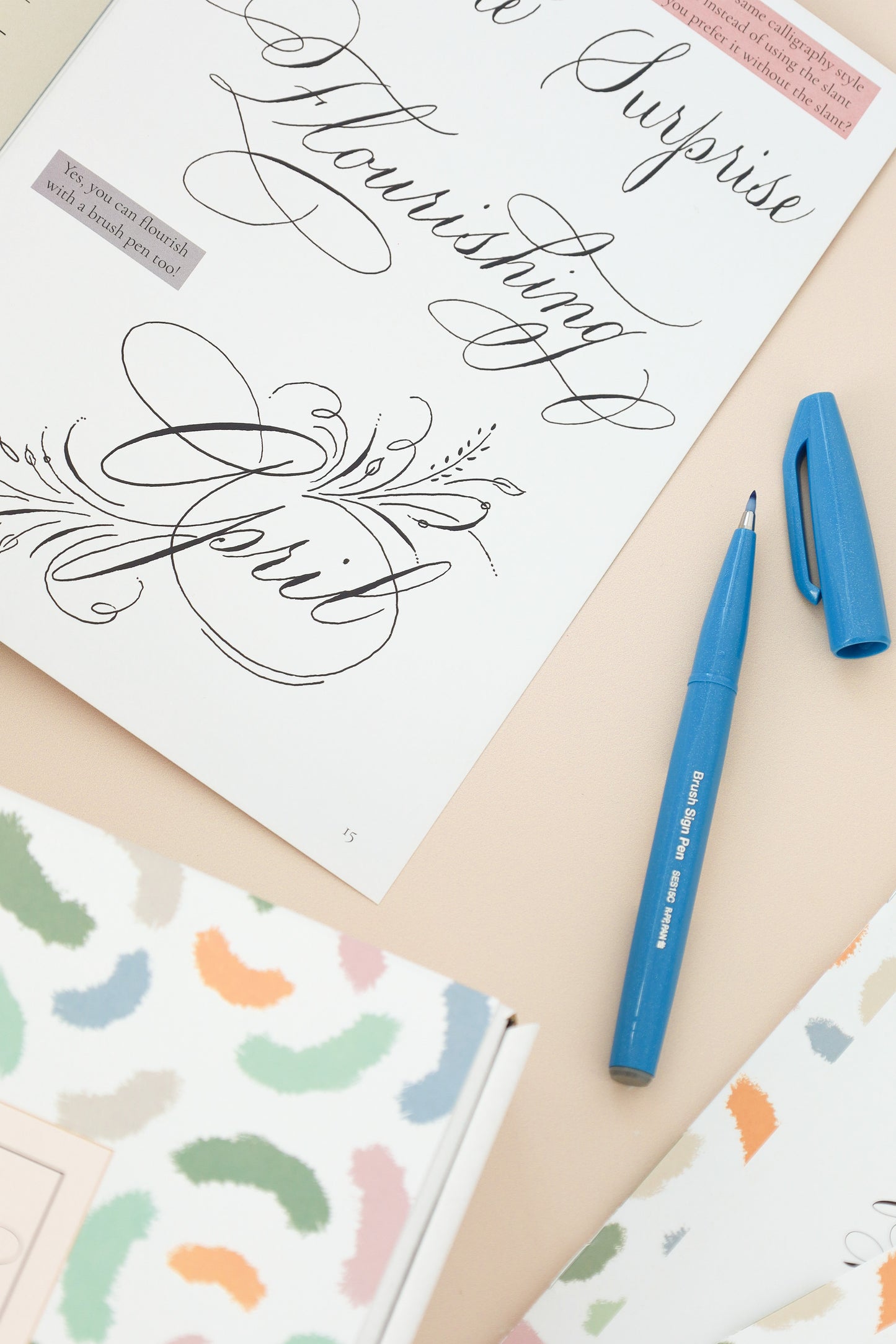 Brush Calligraphy Box