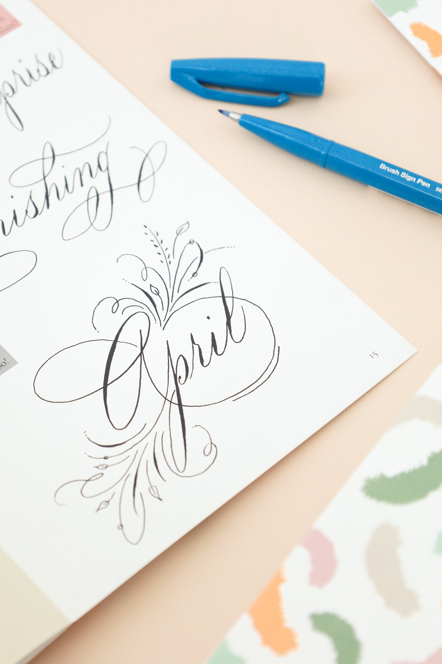 Brush Calligraphy Box