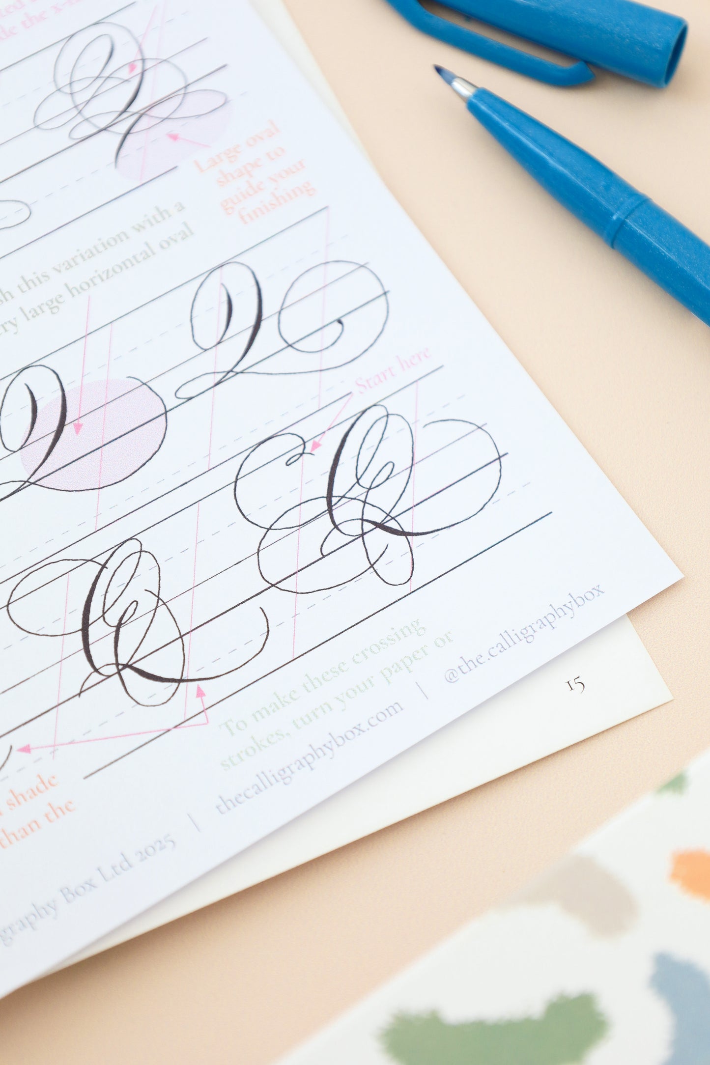 Brush Calligraphy Box