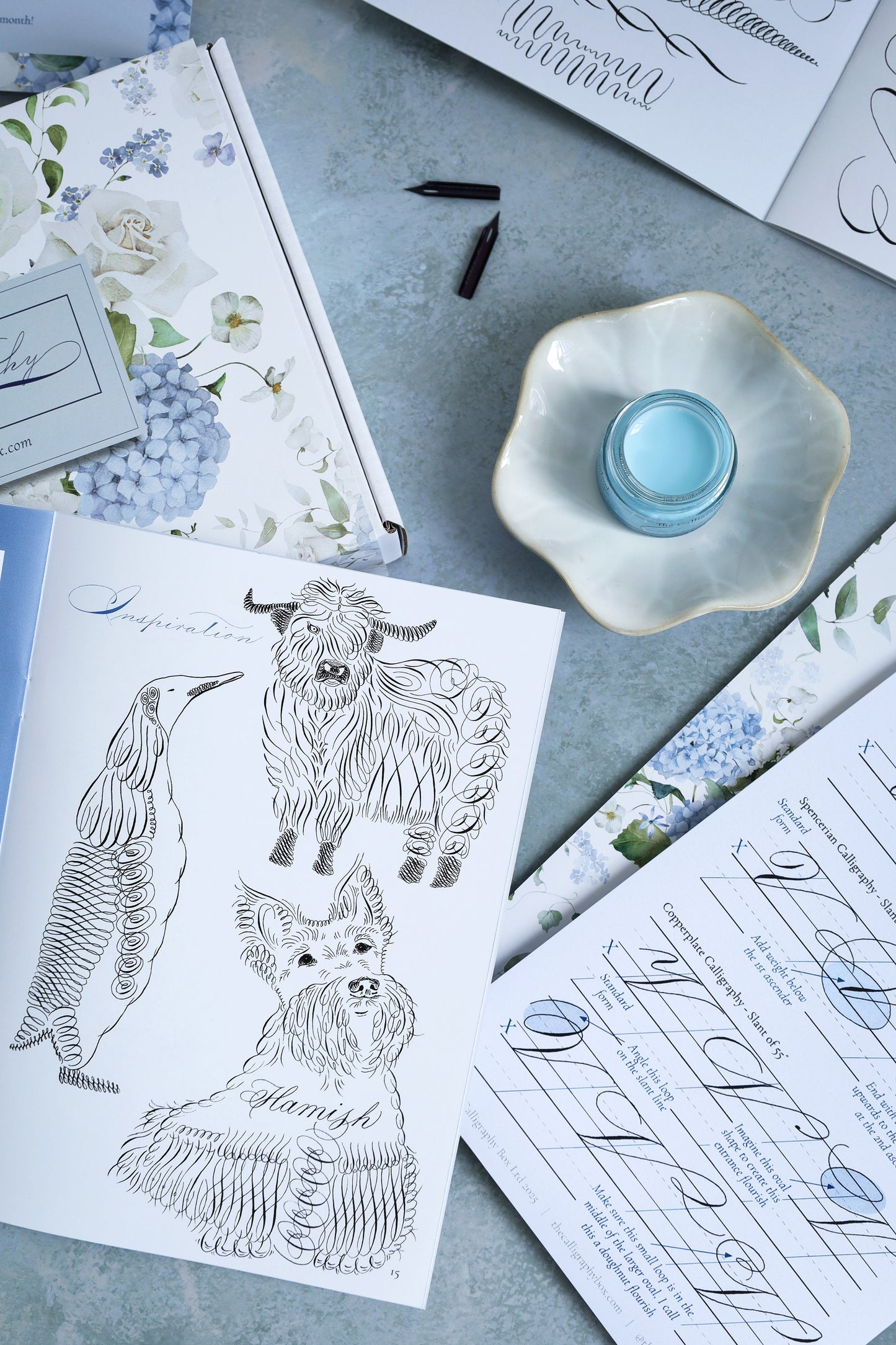 Calligraphic Drawing Box