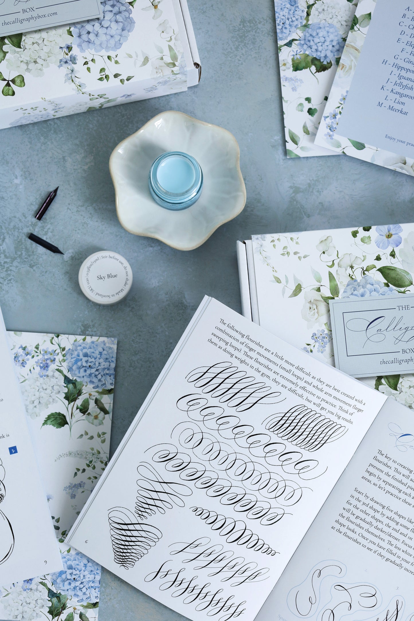 Calligraphic Drawing Box