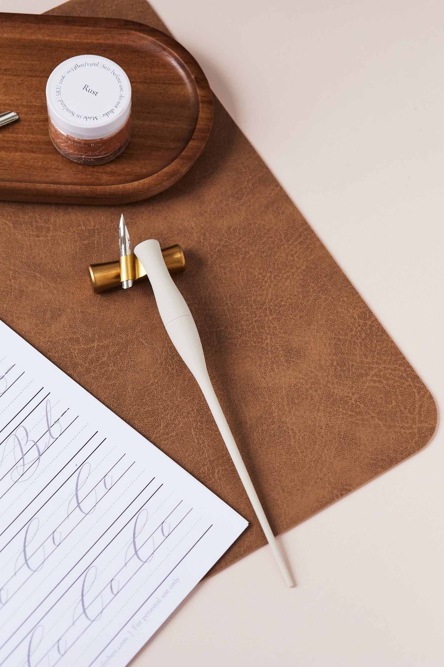 Leather Calligraphy Mat