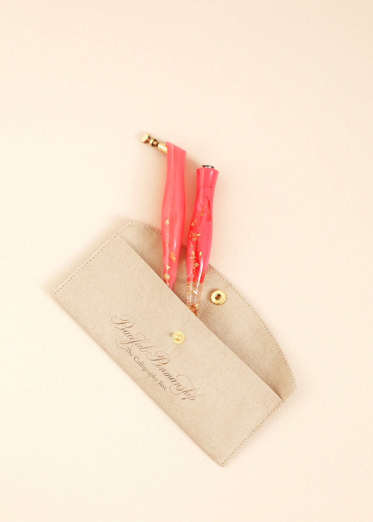 Coloured Gold Leaf Resin Pen