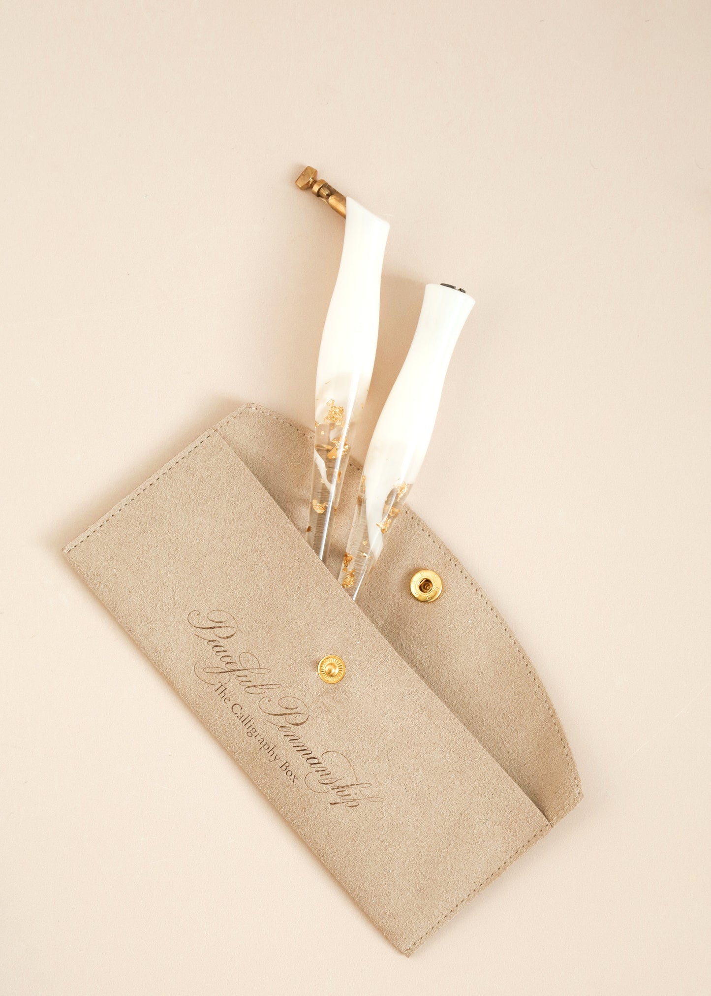 Coloured Gold Leaf Resin Pen