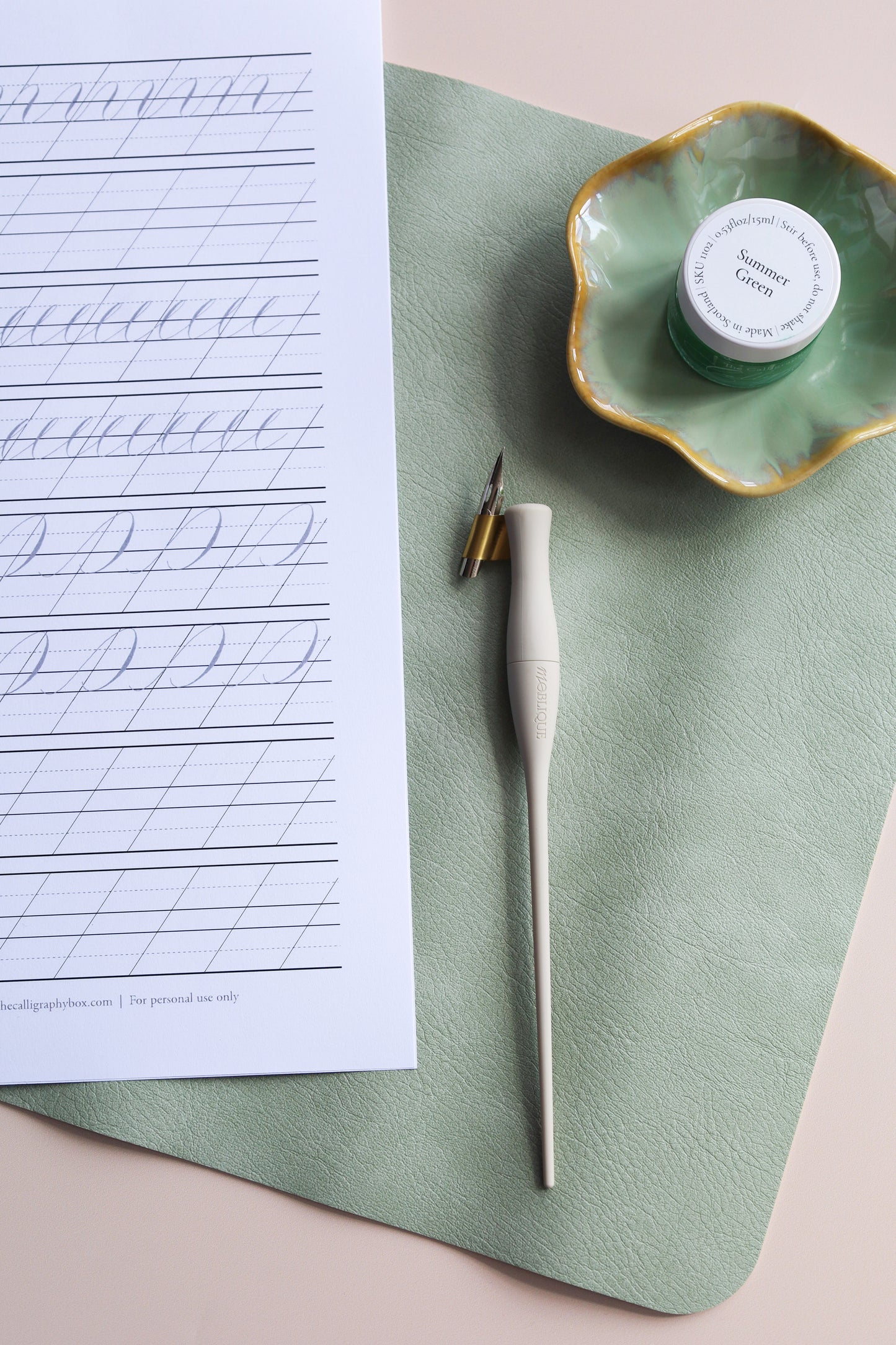 Leather Calligraphy Mat