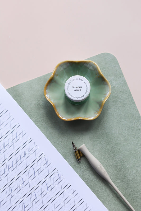 Ceramic Wave Ink Dish