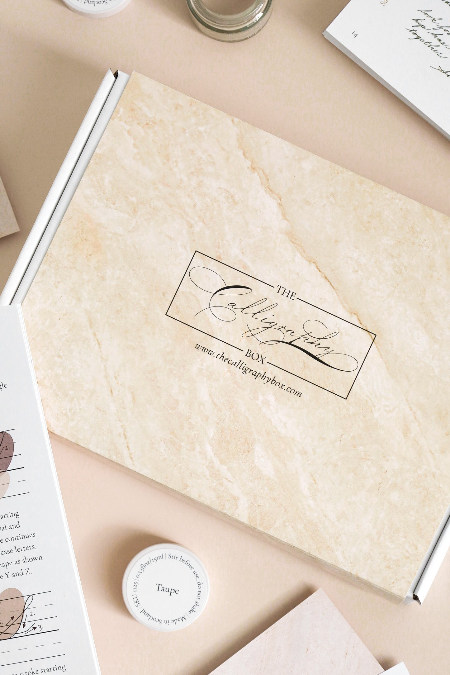 Business Cursive (handwriting) Box