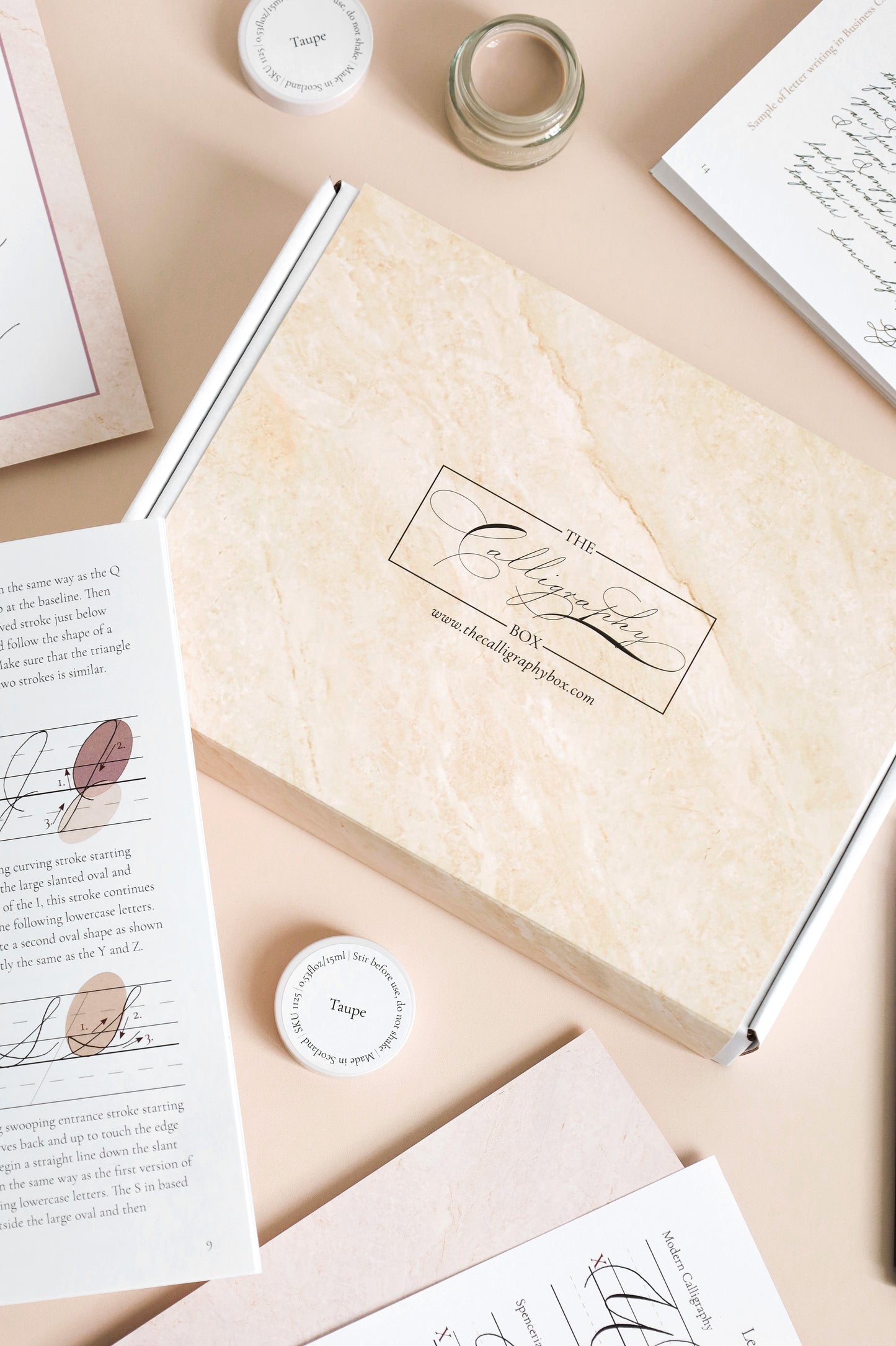 Business Cursive (handwriting) Box