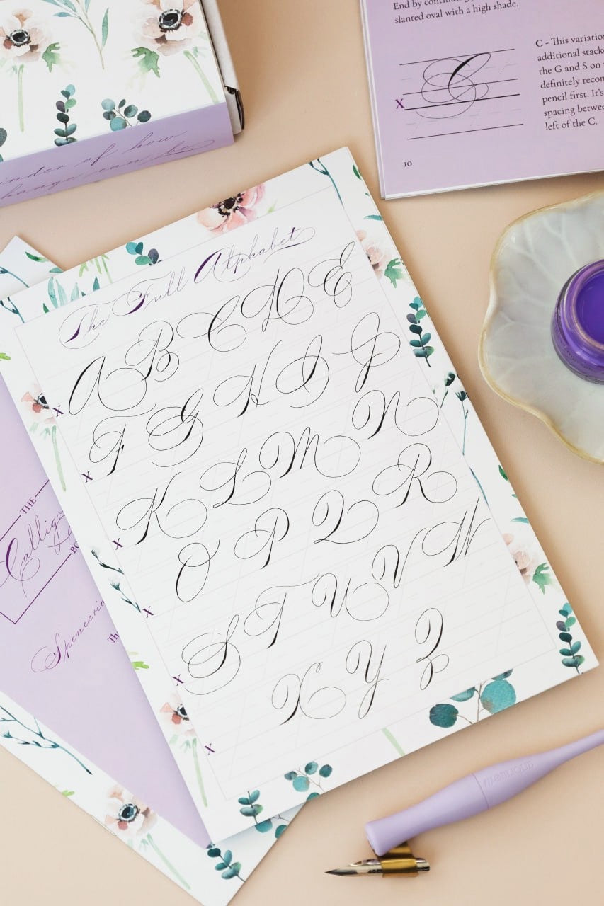 Spencerian Capitals Part 2 Box