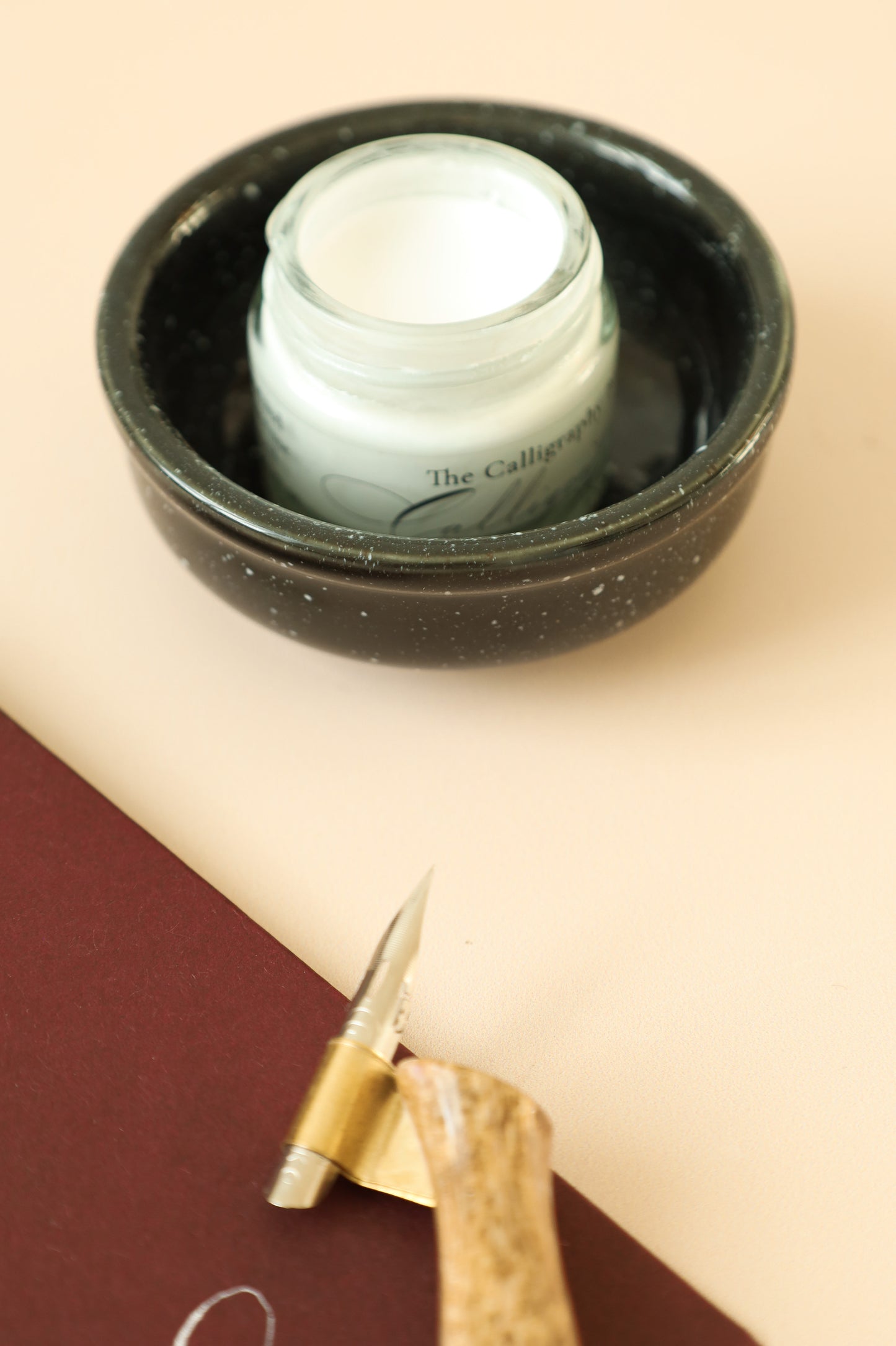Polka Dot Ink Dish