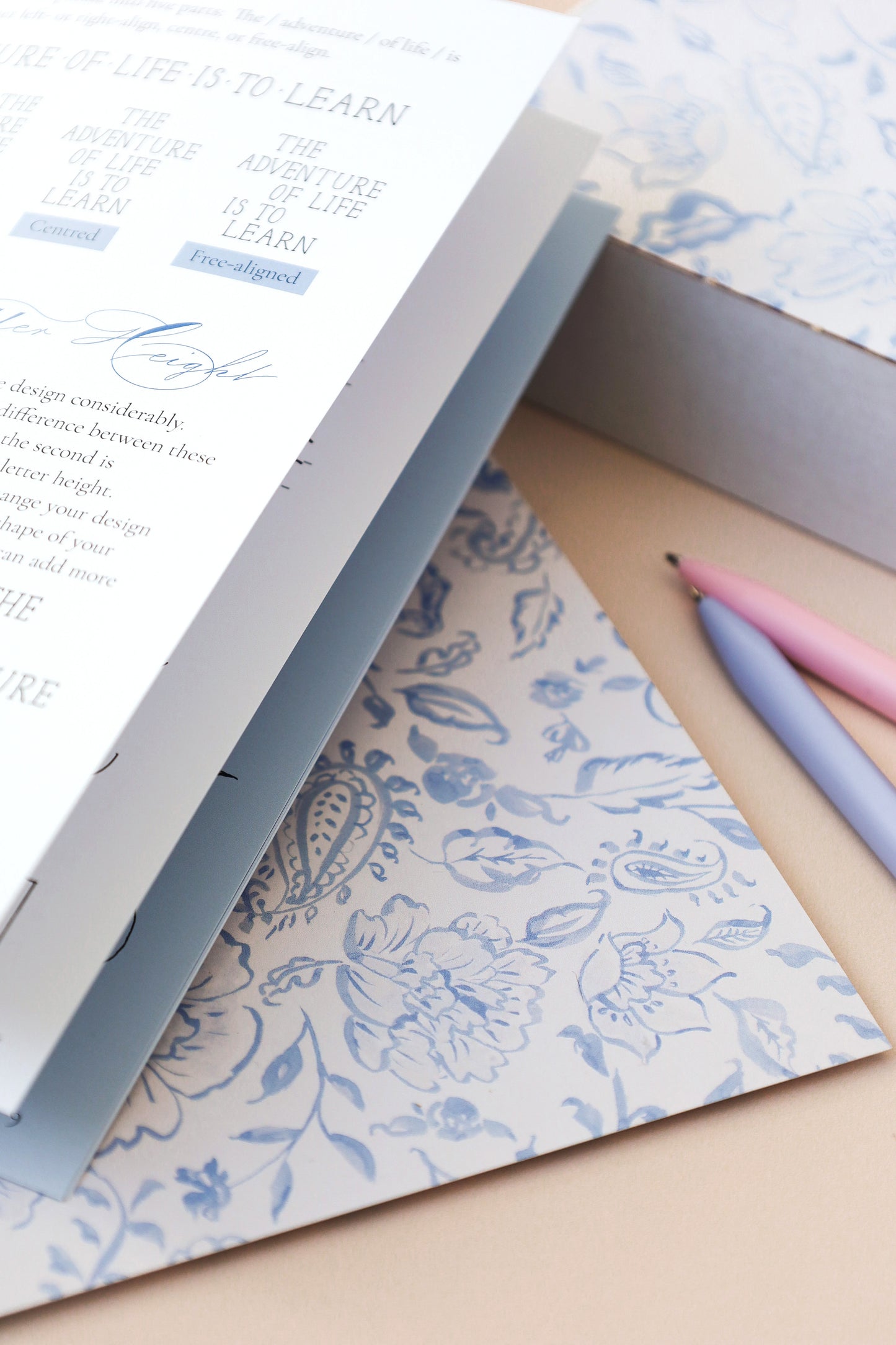 Quote Letter & Layouts Box