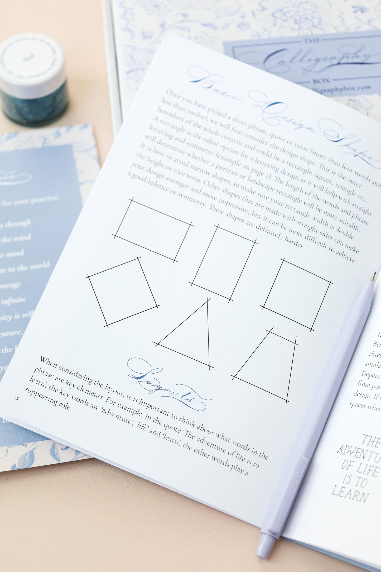 Quote Letter & Layouts Box